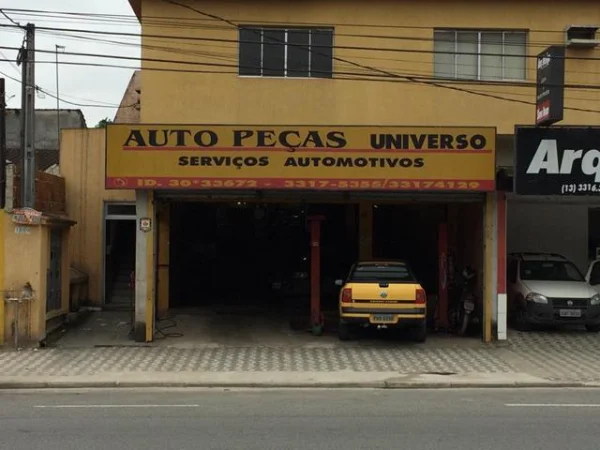 Fachada da Auto Peças Universo em Bertioga-SP